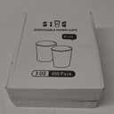 400 Pack 3 oz Kraft Paper Cups, Disposable Bathroom Cups, Mini Mouthwash Cups, Hot/Cold Beverage Drinking Cup for Gargle Espresso Juice Medicine (Brown)