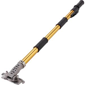 VEVOR Flat Box Handle, 40-64 in Adjustable Length, Drywall Flat Finishing Extension Handle, with Anodized Aluminum Construction, 360° Unrestricted Painting, Non-Slip Grip, for Wallboard, Plasterboard