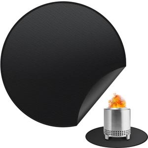 19.5" Fire Pit Mat for Solo Stove Mesa, Oil and Waterproof Round Tabletop Under Fire Pit Mat, Portable Camping Stove Mat for Solo Stove Accessories