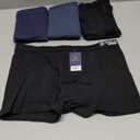 TEXLINA Men's Boxer Briefs 4-Pack, Cotton Stretch Underwear with 3D Support Pouch for All-Day Comfort XL