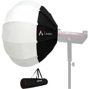 Aputure Lantern Softbox Soft Light Modifier,26inch, Quick-Setup Quick-Folding Aputure Space Light Upgraded for 300D Mark II 120D 120T 120D Mark II 300X and Other Bowens Mount Light