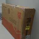 Vabches Nightstand with Charging Station, Vintage End Table with 2 Drawers, Wood Rustic Sofa Side Table with Open Storage Shelf for Bedroom, Living Room (White)