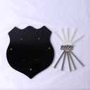 Sword Hanger,Sword Wall Mount,Axe Holder,Acrylic sword display stand,The sword stand holder can display two swords or a single sword at the same time with Hardware (Pack of 1)