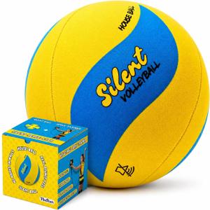 Volleyball Trainer with Silent House Ball Indoor Practice Training Set with Serve Trainer Belt and Quiet Indoor Volleyball for Beginners & Advanced Players
