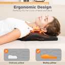 Brelley Neck and Back Massager for Pain Relief Deep Tissue with Heat, Shiatsu Shoulder Massager with Bi-Directional Rotating Head for Neck, Back, Shoulders, and Legs