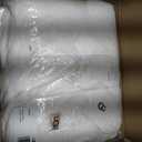 UGG Nita Throw Blanket Soft Reversible Plush Throw for Couch or Bed Washable Warm Fluffy Blanket for College Dorm Essentials and Bedding with Down Alternative Fill, 50-inch x 70-inch, White Snow