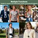 XANGNIER Clip and Go Strap for Phone with Wallet Crossbody, Phone Strap with Zippered Wallet, Adjustable Anti Theft Cellphone Lanyard for Women, Cellphone Chain Accessories Green