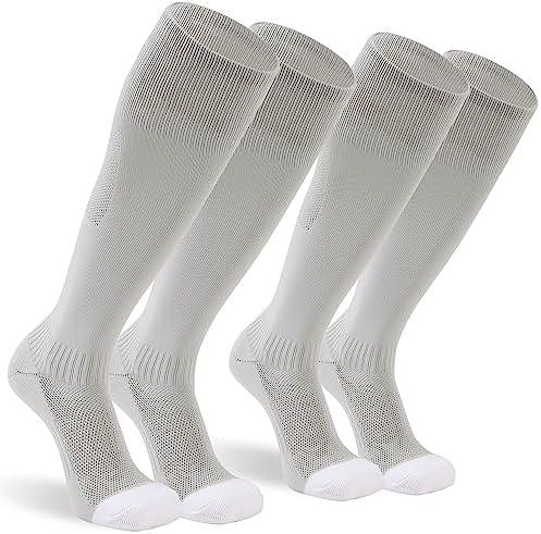 Sunew Soccer Baseball Socks, 1 PicMulti-Sport Athletic Softball Football Volleyball Socks for Youth Adult 4 Size