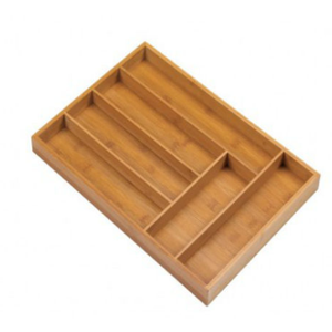 Natural 7 Compartment Drawer Organizer Brown - Brightroom™: Expandable Kitchen Utensils & Silverware Storage
18"×13"×2.1"