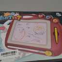 Magnetic Drawing Board, Toddler Toys for Age 1 2 3 Boys Girls, Toddler Drawing Board, Birthday Easter Christmas Halloween Kids Toy Gifts for Boys and Girls (Red)
