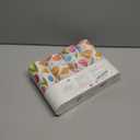 Car Tissue Holder (4 PK) - 50 3-Ply Tissues per Cylinder, Fits Car Cup Holders, Portable Travel Tubes Box Container, Tulip Design, Round Tissue Container for Car Accessories