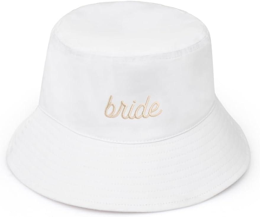 xo, Fetti Bride Embroidered Bucket Hat | Beige Bachelorette Party Outfit, Bridal Shower Gift, Engagement Accesories, Cute Neutral Bride to Be
