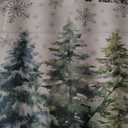 Green Christmas Tree Cloth Napkins Set of 4, Holiday Napkins for Baby Shower, Xmas Tree Grey Snowflake Washable Reusable Dinner Napkin for Cocktail Wedding Party, 20 x 20 Inch