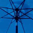Sunnyglade 9Ft Patio Umbrella Outdoor Table Umbrella with 8 Sturdy Ribs (Blue)