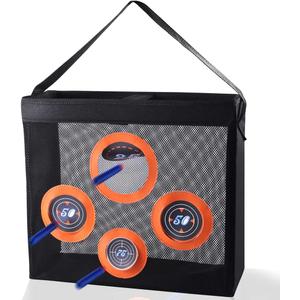 Hely Cancy Portable Shooting Practice Target Toy Storage Mesh Bag Compatible with Nerf Darts for Kids 6+