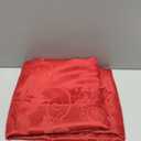 HomeJoy Rectangle Christmas Jacquard Table Cloth Waterproof Elegant Damask Floral Pattern Heavy Weight Wipeable Wrinkle Free Fabric Table Covers for Dinner or Daily Uses(Dark Red/52x70 Inch)