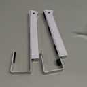 Over The Door Hanger Hooks for Clothes, Over The Door Clothes Drying Rack for Laundry, Heavy Duty Metal Foldable Portable Clothing Hanging Rack (2 Pack)