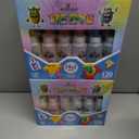 2 x 24 Colors Tie Dye Kit, Tie Dye Set for Kids, Pre-Filled Bottles, Non Toxic Permanent Fabric Dye Art Set, Easy DIY Fabric Art - Create Fun (24 Colors)