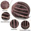 70s Feathered Wigs Synthetic Hair Heat Resistant Fibre Hair Full Wig for Women, Halloween, Retro Cosplay, Daily Party - Brown Highlight