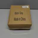 Fitvids Anti-Burst and Slip Resistant Exercise Yoga Fitness Birthing Ball with Quick Pump, 2,000-Pound Capacity, Multiple Colors and Sizes (Gray) 65CM