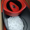 O-Cedar EasyWring Microfiber Spin Mop, Bucket Floor Cleaning System, Red, Gray, Standard