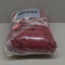 H.VERSAILTEX 4 Piece Stretch Sofa Covers for 3 Cushion Couch Covers for Living Room Furniture Slipcovers (Base Cover Plus 3 Seat Cushion Covers) Upgraded Thicker Jacquard Fabric (Sofa, Burgundy) (Large)