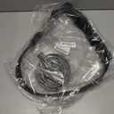 TACNEX 2" Duty Belt w/Hook Lining 4 Keepers 1.5" Reversible Inner Belt for Police Law Enforcement Security Plain Black (Large)