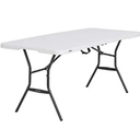 Lifetime 6-Foot Fold-In-Half Table - White by Sportsman's Warehouse