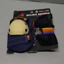 Triple Eight Saver Series 3-Pack Pad Set Ideal for Skateboarding, In-line Skating, Roller Skating, and Biking (Medium, Pacific Beach)