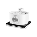 Wireless Cat Water Fountain: Automatic Battery Operated Pet Water Fountain, 95oz/2.8L Rechargeable Cordless Cat Water Dispenser with 2 Flow Modes