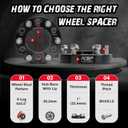 KSP 6x5.5 1inch Wheel Spacers Fit for 2024+ Tacoma, 1" 6x139.7 Wheel Spacers with 14x1.5 Studs 95.2mm Hub Bore Compatible with 2022+ Tundra(6 Lug), 2023+ Sequoia Wheel Adapters 4PCS