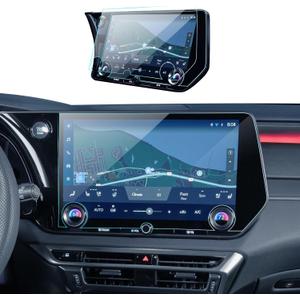 Lexus rx350 Screen Protector 2025 for 2023-2026 Lexus TX350 & RX350 Accessories Nano GPS Navigation Touchscreen Protector for RX 350/350h/500h & 2024 2025 2026 TX 350/500h HD Clear 14"-2PCS