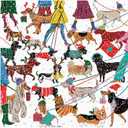 Galison Winter Dogs 500 Piece Puzzle