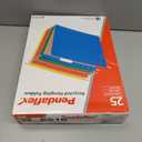 Pendaflex Hanging File Folders, Letter Size, Assorted Colors, 1/5-Cut Adjustable Tabs, 25 Per Box (81663)