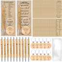 Lincia 10 Sets Bulk Christian Gifts for Women Men Religious Pens Bible Verse Bamboo Pens Bookmarks and Keychains Inspirational Religious for Church Sunday School Teacher Gifts Fathers Day