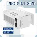 Geelin 42" x 16" Wall Sleeve with Exterior Ventilation Grille Includes Condensate Drain Kit, Insulated Metal Sleeve Packaged Terminal Air Conditioner Compatible with Ptac and Pthp