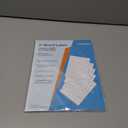 MaxGear 2" Round Sticker Labels, for Inkjet or Laser Printer, Matte White Printable Labels Sheets, Strong Adhesive, Dries Quickly, Holds Ink Well, 30 Sheets, 360 Pcs