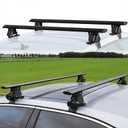 Without Roof Rail Rack Lockable Roof Rack Cross Bars Fit for Dodge Durango 2011-2024 2025 Crossbars Rooftop Luggage Cargo Carrier (Black)