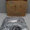 Orzbow Hook On High Chair, Portable Table Highchair Seat for Babies & Toddlers 6-36 Months, Collapsible Clip On Counter High Chair with Carry Bag for Travel, Home and Restaurant, Easy Clean, Gray (Light Grey)