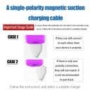 4 x 6mm Magnetic Replacement Charger Cable, 2.7ft Magnetic DC Wire for Rose Tools, Stick Massagers and Toy Massager, Electric, Toothbrush, for children's watches, dog trainers Charging Cable Electronics