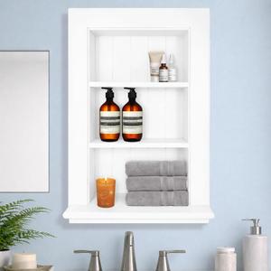 Royxen Bathroom Medicine Cabinet 14 x 24 Inch/ 14 x 18 Inch, Recessed Medicine Cabinet, Large Medicine Cabinet, 3-Tier/ 2-Tier (14"" W x24 H, 3-Tier)