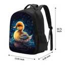 SARA NELL Girls Backpack Kids Backpacks for Girls Cute Cat Backpack for Girls Kawaii Backpack for Preschool Elementary Kindergarten, Blue White Splash, Large Capacity,16 Inch