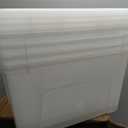 IRIS USA 4-Pack 40 Quart Storage Bins with Lids, Clear
