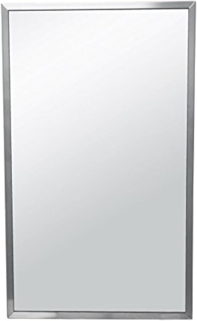 T-1024-36-SS Commercial Restroom Mirror, 24-inch x 36-inch