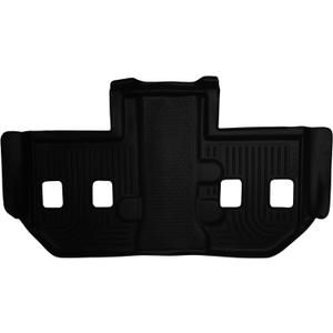 Husky Liners Weatherbeater Floor Mats | Fits 2011-2014 Cadillac Escalade ESV, Chevrolet Suburban, GMC Yukon XL 1500; 2011-2013 Suburban, Yukon XL 2500 w/2nd Row Bucket | 3rd Row, 1-pc Black - 19261