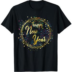 New Years Eve Party Supplies Kids 2024 Happy New Year Family T-Shirt XXL