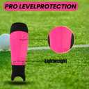 Osaka Field Hockey Shin Guards, Elite Protection, Lightweight, Breathable, Comfort Fit - Pink
