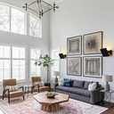 HEQIQEH Modern Style Battery Operated RGB Wall Sconces 2-Pack, Adjustable LED Cube Indoor Up and Down Wall Lamp with Remote Control, Dimmable Wall Lighting Fixtures for Bedroom, Hallway, Living Room