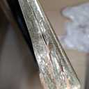 Black Scalloped Arched Mirror: 36"x26" Large Modern Wall Mirror - Minimalist Decorative Dresser Mirrors for Vanity/Bedroom/Fireplace/Living Room/Entryway/Wall Decor