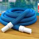 Poolmaster 33440 Heavy Duty In-Ground Pool Vacuum Hose With Swivel Cuff, 1-1/2-Inch by 40-Feet,Neutral